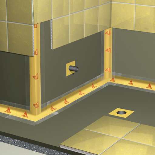 фото гидроизоляция пола и стен ванной под плитку
